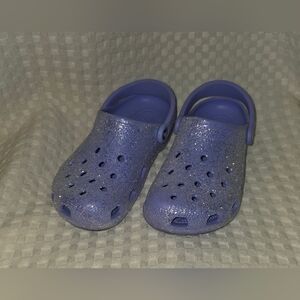 CROCS Glitter Clogs ~ M5/ W7 Moon Jelly/ Purple